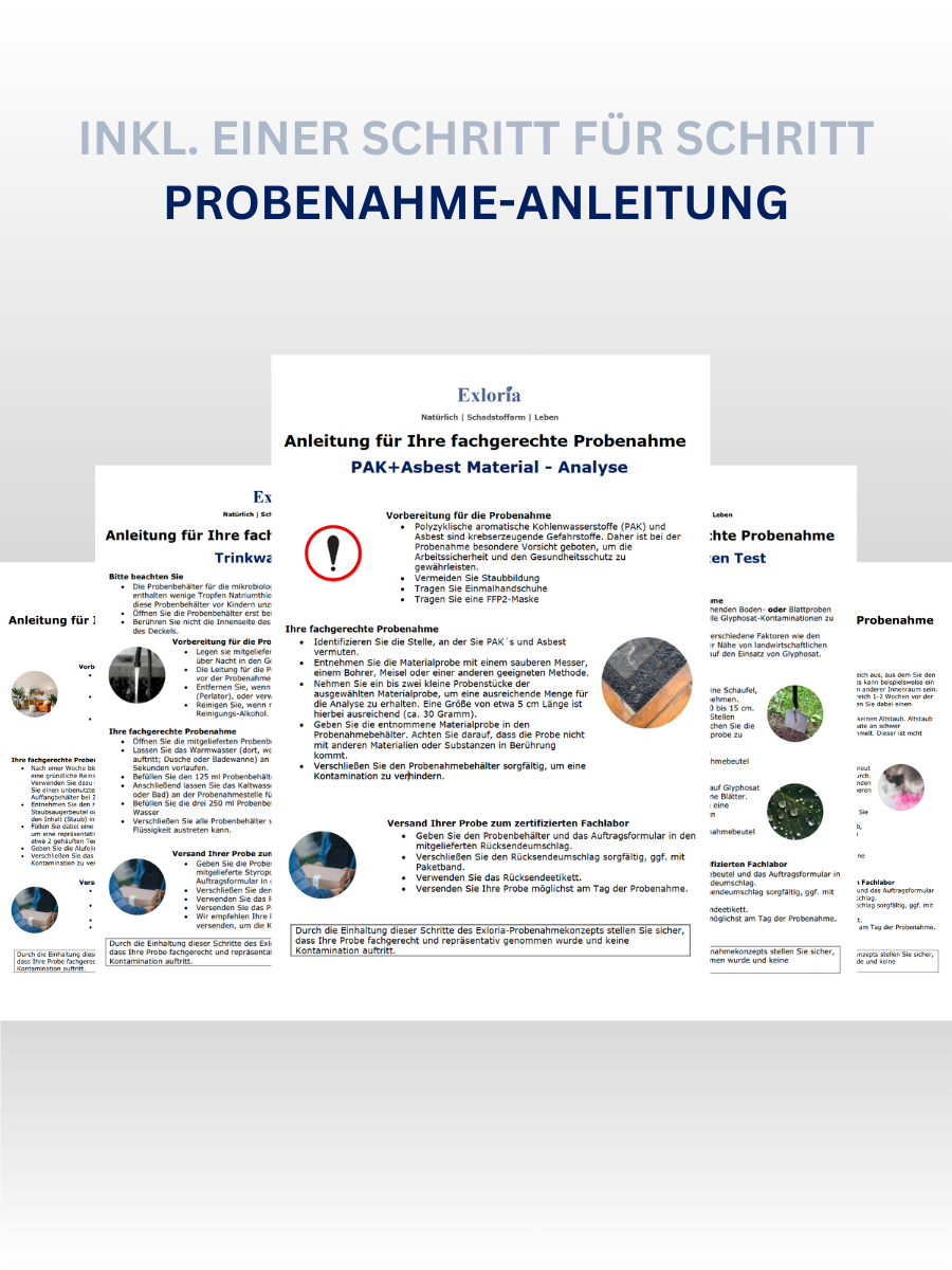 Parkettkleber Spezial; PAK und Asbest Test (auch Gussasphalt)