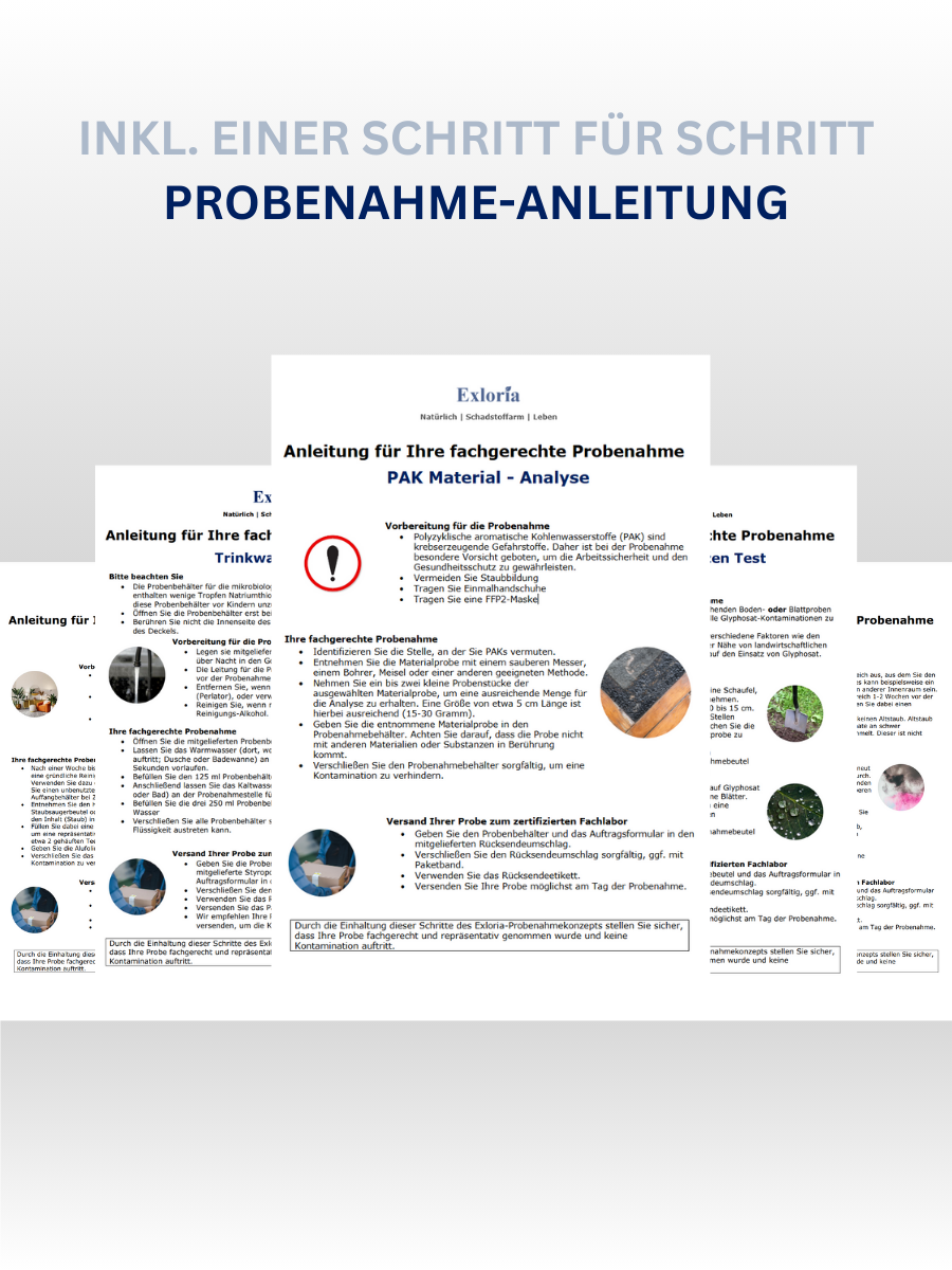 PAK Test - Materialproben