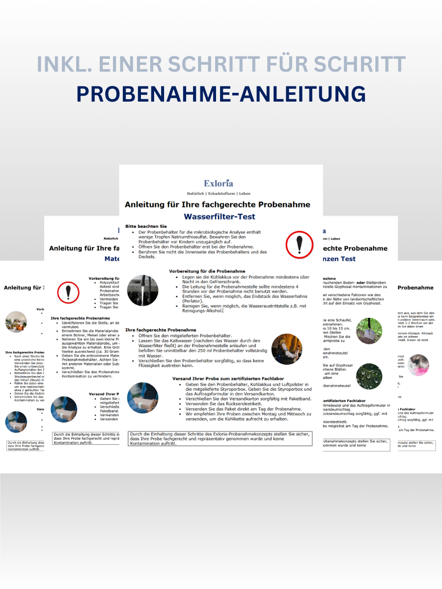 Wasserfilter Test - Mikrobiologie