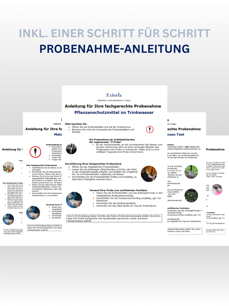 Pflanzenschutzmittel Test - Wasser