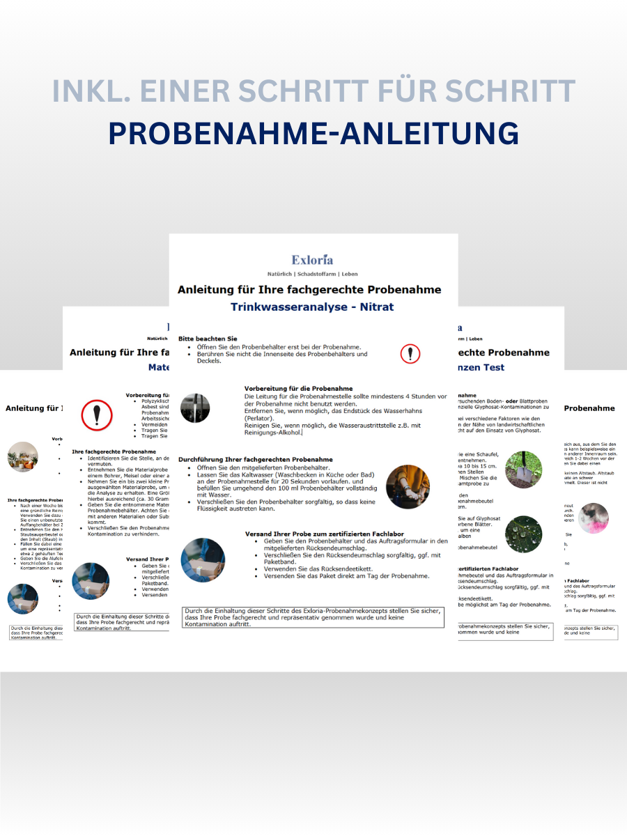 Nitrat Test - Trinkwasser und Brunnenwasser