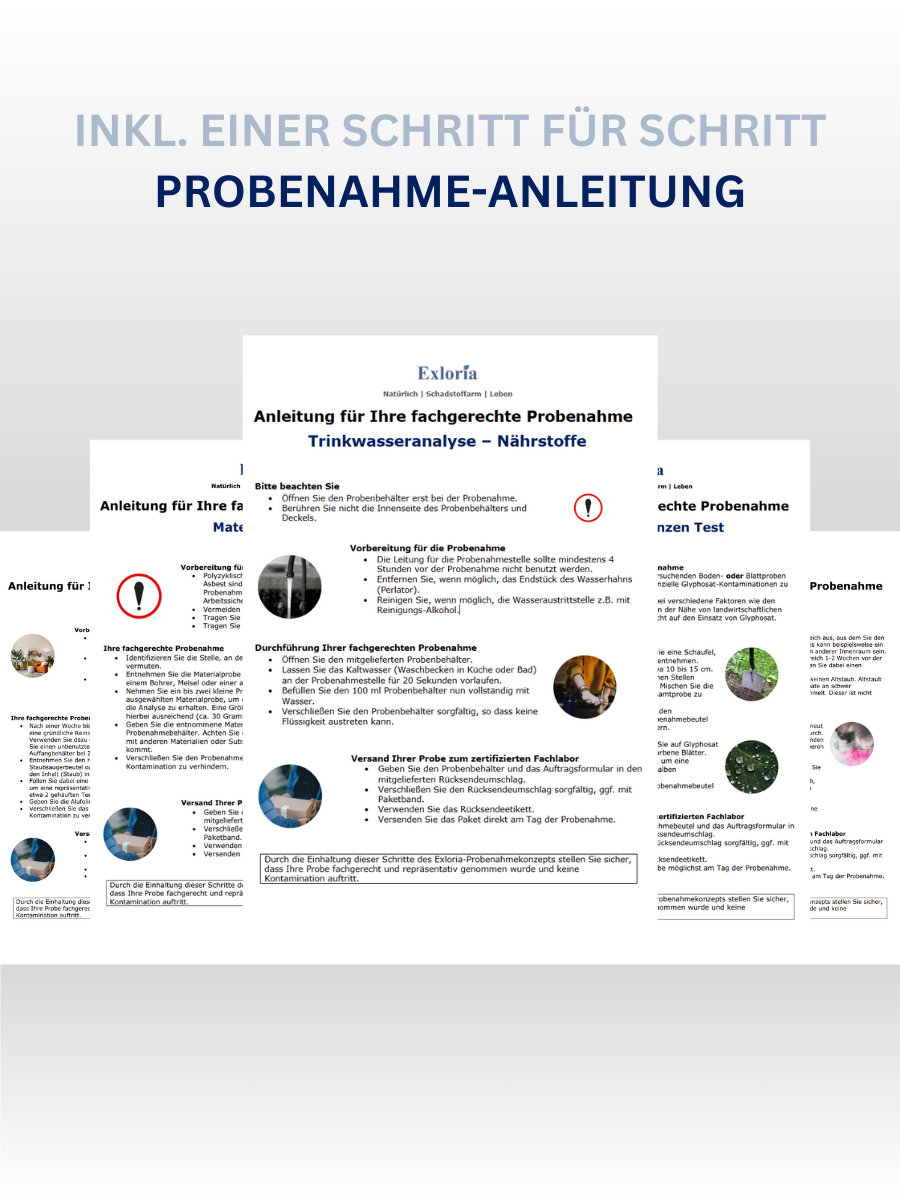 Trinkwasser Test - Nährstoffe