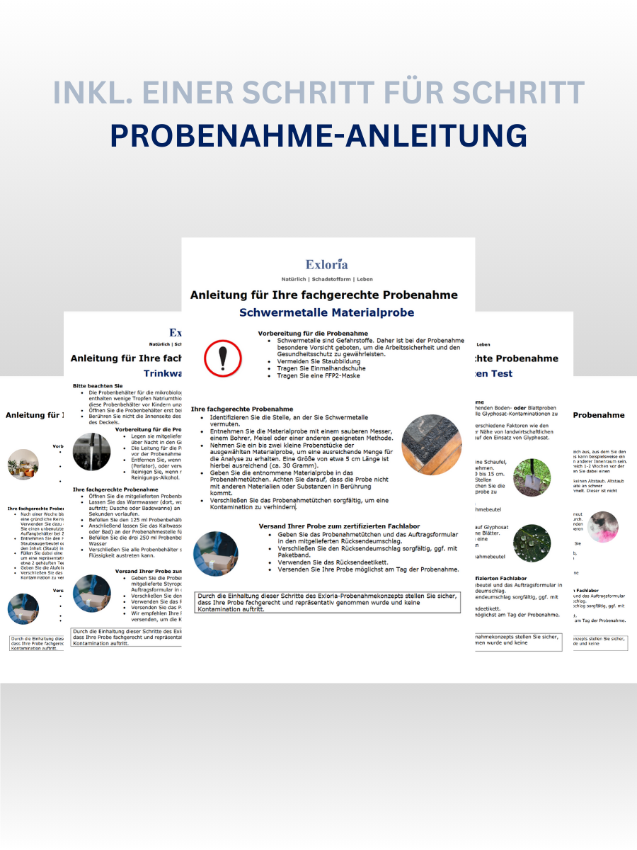 Schwermetall Test - Material