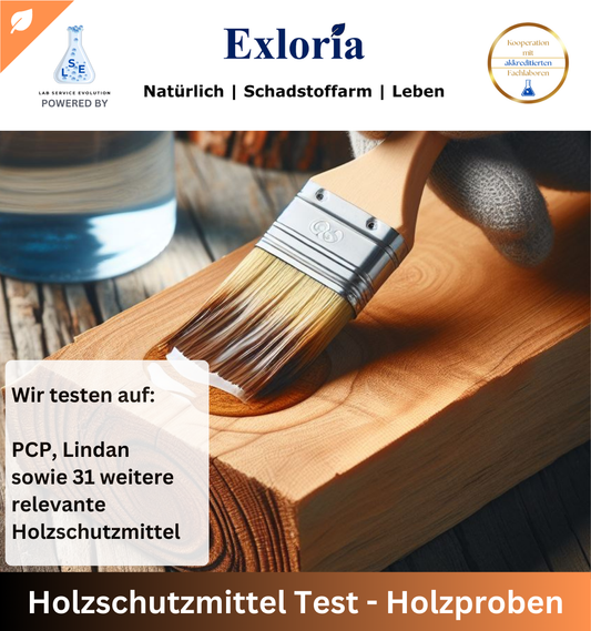 Holzschutzmittel Test - Holzproben