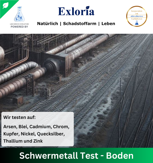 Schwermetall Test - Boden