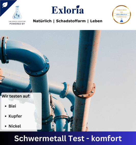 Schwermetall Test - Blei, Kupfer, Nickel