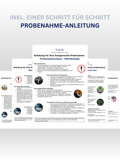 Trinkwasser Test - Mikrobiologie