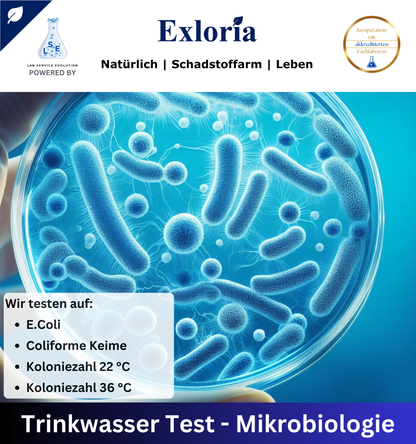 Trinkwasser Test - Mikrobiologie