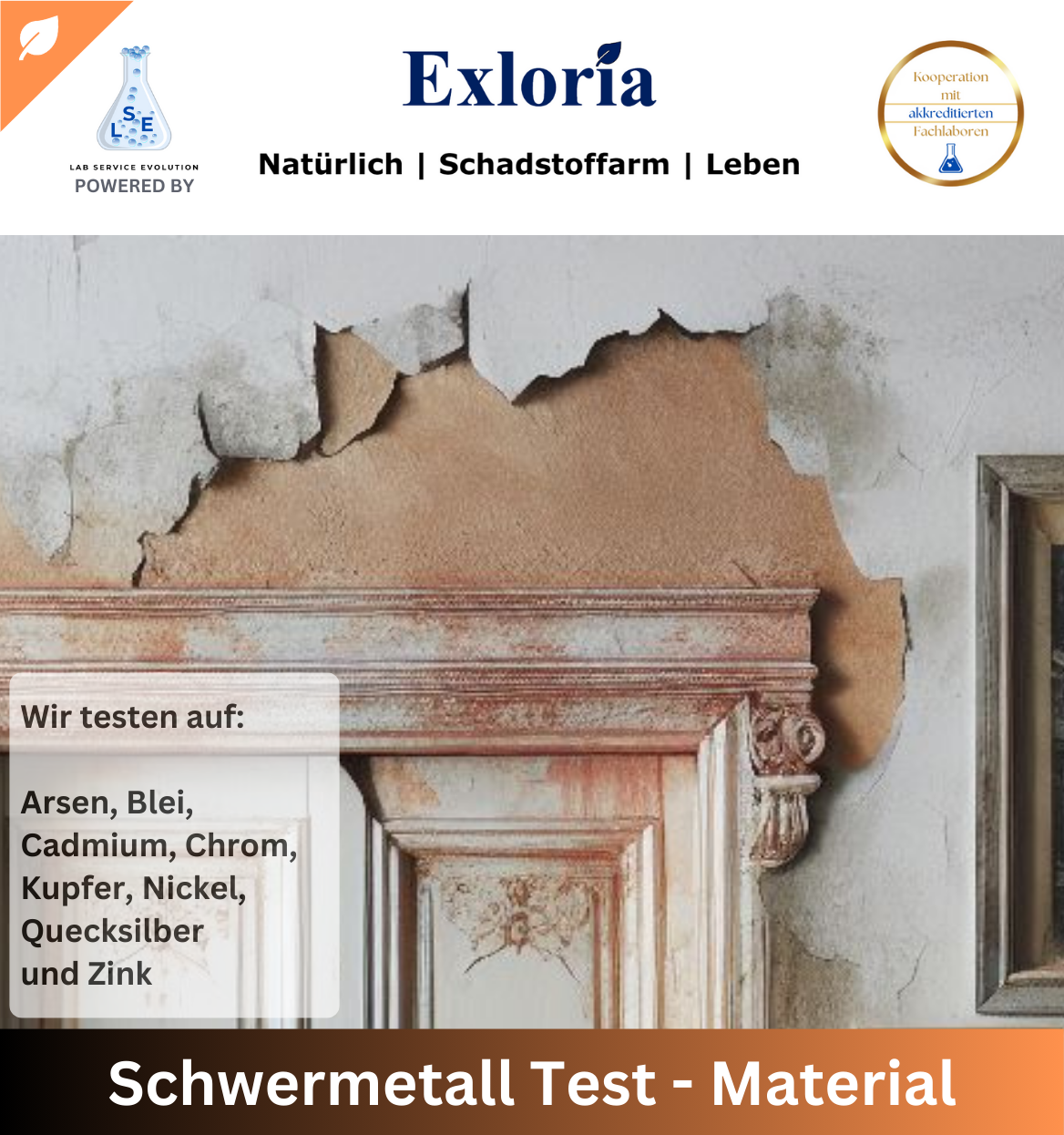 Schwermetall Test - Material